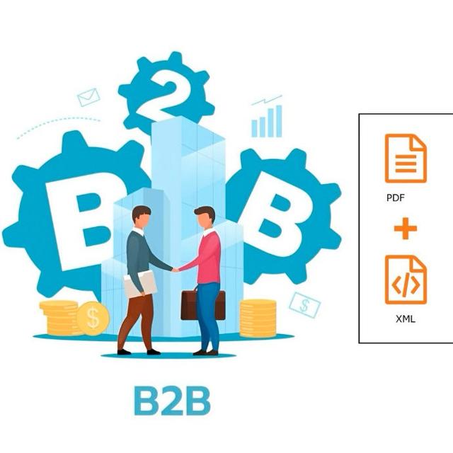 XRechnung, Autohandel Rechnung, B2B