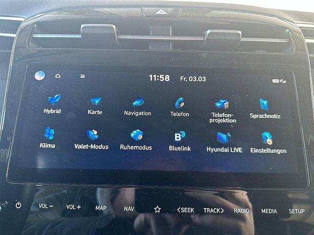 Hyundai TUCSON NW 1.6 T-GDI HEV 2WD 6AT 230PK Premium / Leder Sitzheiz.v+h.incl. Belüftung/ Keyless elektr.Heckklappe 