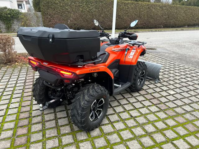 CFMOTO CForce 450 L ABS lava orange inkl. Top Case absperrbar und Schneeschild 