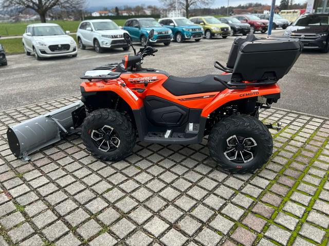 CFMOTO CForce 450 L ABS lava orange inkl. Top Case absperrbar und Schneeschild 