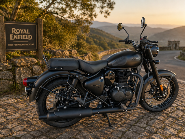 Lagerfahrzeug Royal Enfield Classic 350 - 14,87 kW Chrome Stealth Black