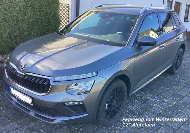 Skoda Kamiq - Selection 1.5 TSi 150 PS Automatik inkl. Metallic, AHK schwenkbar, el. Heckklappe, Winterräder 17" auf Alu´s zusätzlich, Dynamic Paket, 5 Jahre Garantie, Blind Spot, Klimaautomatik, MFL heizbar, Sitzheizung, 10,25“ Touchscreen, Apple CarPlay...