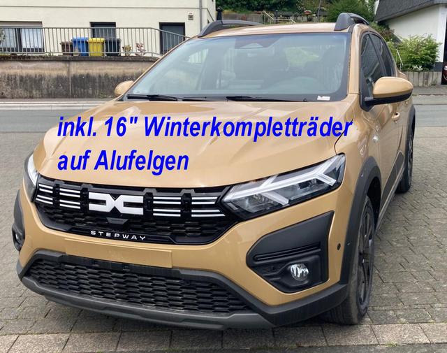 Dacia Sandero Stepway - Expression TCe 90 inkl. Winterräder, Metallic, Sitzheizung, Klimaautomatik, Einparkhilfe vo. u. hi., Blindspot, Rückfahrkamera, Nebelscheinwerfer...