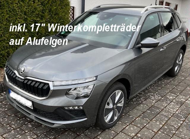 Skoda Kamiq - Selection 1.5 TSi 150 PS Automatik inkl. Metallic, AHK schwenkbar, el. Heckklappe, Winterräder 17" auf Alu´s zusätzlich, Dynamic Paket, 5 Jahre Garantie, Blind Spot, Klimaautomatik, MFL heizbar, Sitzheizung, 10,25“ Touchscreen, Apple CarPlay...