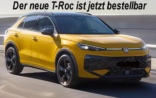 Volkswagen T-Roc - Life neues Modell 1.4 TSi 116 PS Automatik inkl. Sitz- und Lenkradheizung, 5 Jahre Garantie, Kamera, EPH vo. + hi., Alarmanlage...