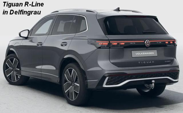 Volkswagen Tiguan - R-Line 1.5 TSi 272 PS eHybrid inkl. Ledersitze, AHK, Navi, Pannoramadach, HD-Matrix-LED-Scheinwerfer, Soundsystem, Sitz- und Lenkradheizung, 5 Jahre Garantie, 20" Alus, Diebstahlwarnanlage ...