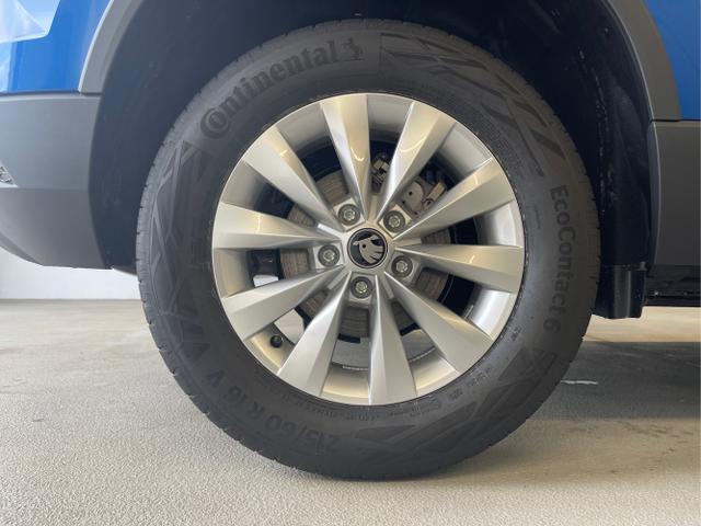 Skoda / Karoq / Blau / / / 150PS DSG AHK+Kessy