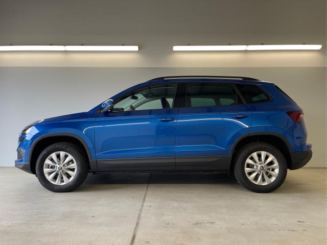 Skoda / Karoq / Blau / / / 150PS DSG Navi+ACC+AHK+Kessy+Kamera+Sitzheiz