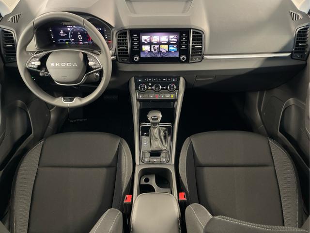 Skoda / Karoq / Blau / / / 150PS DSG Navi+ACC+AHK+Kessy+Kamera+Sitzheiz