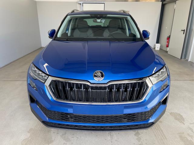 Skoda / Karoq / Blau / / / 150PS TDI DSG 4x4 AHK+Navi+ACC+Kamera+Sitzheiz+eHeck+GV5