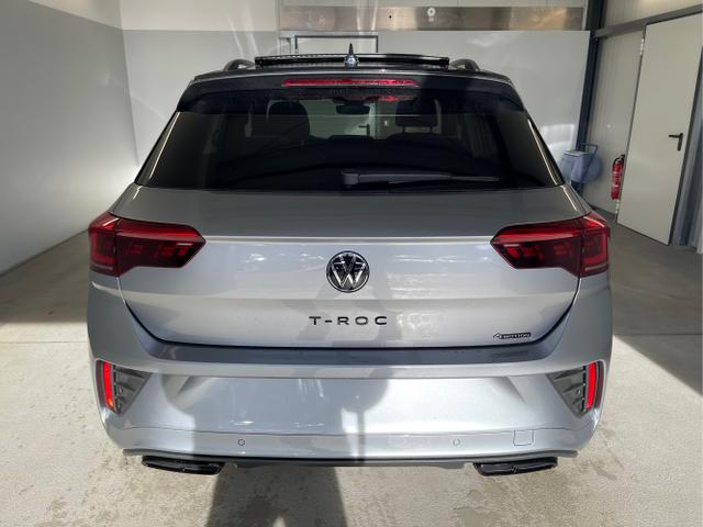 Volkswagen / T-Roc / [K2A2] Pyrit Silber Metallic / Dach Schwarz / / / 190PS 4M DSG Pano+AHK+Black+IQ.Light+IQ.Drive+eHeck+Kamera+Alu19