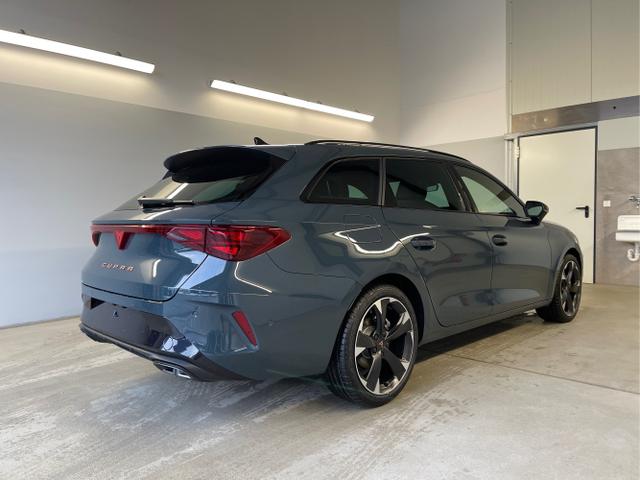 Cupra / Leon Sportstourer / Blau / / / 150PS TDI DSG AHK+Matrix+Navi+Kessy+Alarm+Kamera+Winterpaket