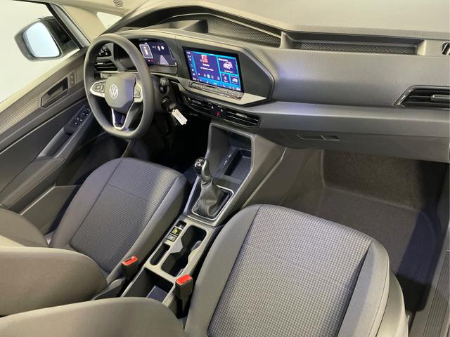 Volkswagen / Caddy / Weiß / / / 115PS AHK+Climatronic+App-Connect+Winter+GVL+PDC+Side u. Lane Assist