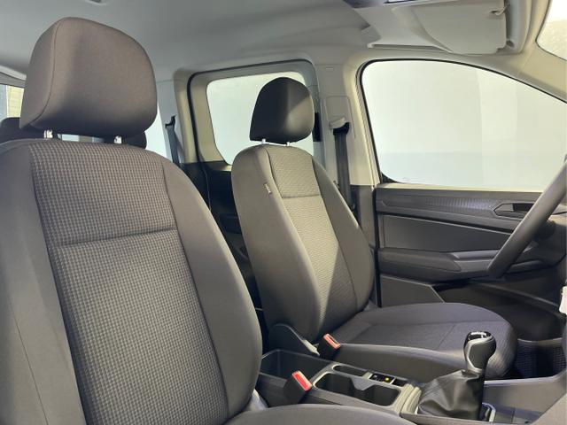 Volkswagen / Caddy / Weiß / / / 115PS AHK+Climatronic+App-Connect+Winter+GVL+PDC+Side u. Lane Assist