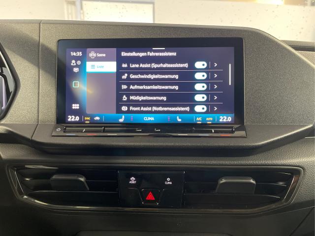 Volkswagen / Caddy / Grau / / / 115PS AHK+Climatronic+App-Connect+Winter+GVL+PDC+Side u. Lane Assist