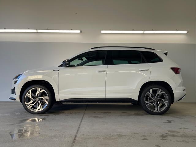Skoda / Karoq / Weiß / / / TDI 4x4 AHK+360°+Alu19+Navi+Matrix+Winter-Paket
