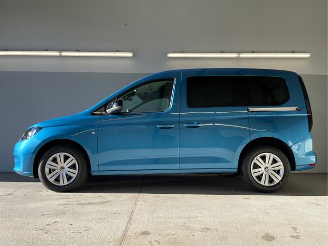 Volkswagen / Caddy / Blau / / / 115PS DSG AHK+Kamera+ACC+Parklenk+SHZ+Side Assist+App-Connect