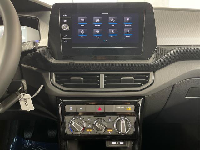 Volkswagen / T-Cross / Weiß / / / 95PS PDC vo+hi+Sitzheizung+App+Side+Travel+Stau+ACC+Klima