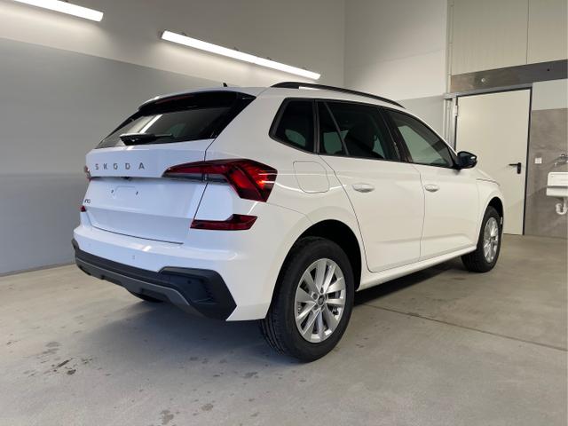 Skoda / KAMIQ / Weiß / / / 115PS DSG Matrix+AHK+Kamera+PDC vor+hi+Kessy+Sitzheizung+GVL