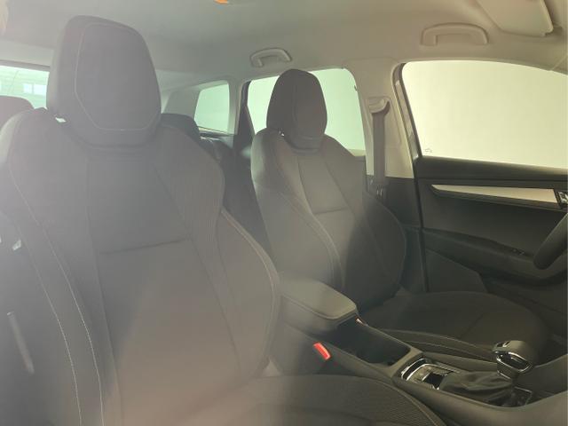 Skoda / Karoq / Blau / / / 150PS DSG AHK+Kamera+ACC+Kessy+Kamera+ParkPilot vo+hi+App