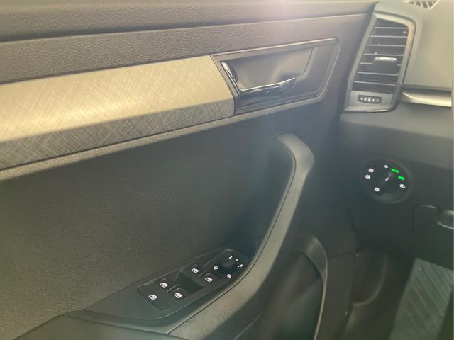 Skoda / Karoq / Silber / / / 150PS DSG AHK+Kamera+ACC+Kessy+Kamera+ParkPilot vo+hi+App