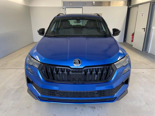 Skoda / Karoq / Blau / / / TDI 4x4 AHK+360&deg;+Alu19+Navi+Matrix+Winter-Paket