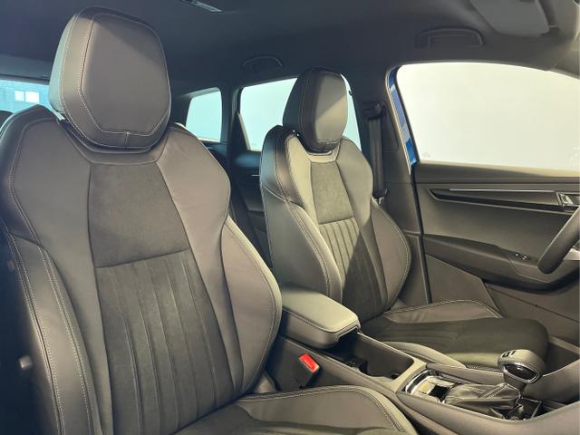 Skoda / Karoq / Blau / / / TDI 4x4 AHK+360&deg;+Alu19+Navi+Matrix+Winter-Paket