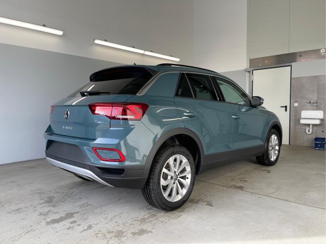 Volkswagen / T-Roc / Blau / / / 150PS AHK+Keyless+Kamera+ACC+Sitzheiz+Climatronic+Alu17