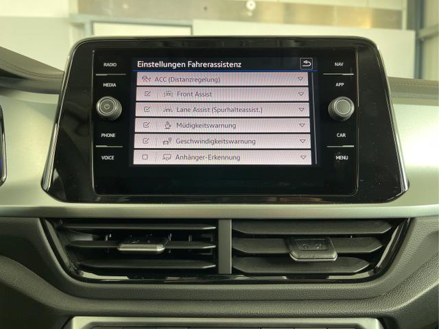 Volkswagen / T-Roc / Silber / / / 150PS AHK+Keyless+Kamera+ACC+Sitzheiz+Climatronic+Alu17