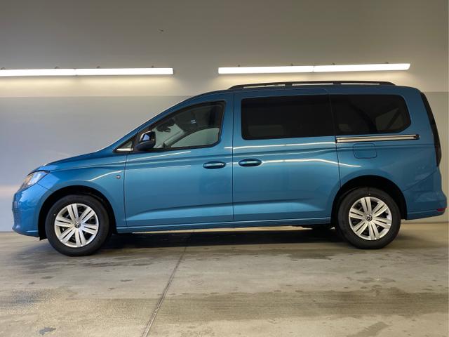 Volkswagen / Caddy / Blau / / / 115PS DSG AHK+7 Sitze+Kamera+App-Connect+Winterpaket+ACC+SideAssist