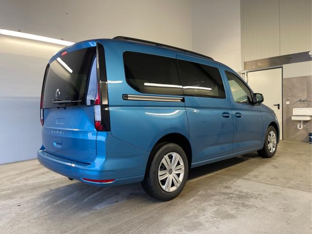 Volkswagen / Caddy / Blau / / / 115PS DSG AHK+7 Sitze+Kamera+App-Connect+Winterpaket+ACC+SideAssist