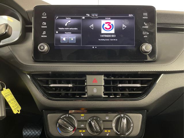 Skoda / KAMIQ / Grau / / / 115PS DSG AHK+16 Zoll Alu+Sitzheizung+App-Connect+GVL