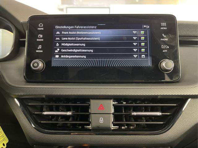Skoda / KAMIQ / Blau / / / 115PS DSG AHK+16 Zoll Alu+Sitzheizung+App-Connect+GVL