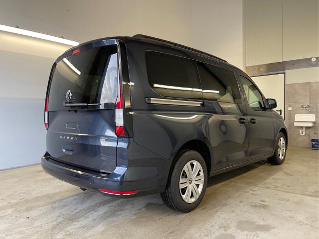 Volkswagen / Caddy / Blau / / / 115PS DSG AHK+7 Sitze+Kamera+App-Connect+Winterpaket+ACC+SideAssist