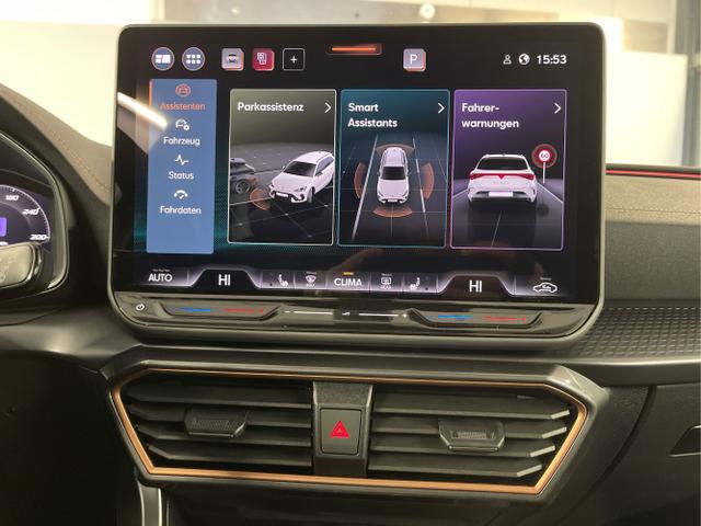 Cupra / Leon Sportstourer / Grau / / / 150PS eTSI DSG AHK+Edge+Kamera+IntelliDrive+Sitzheiz+Alu18+ACC