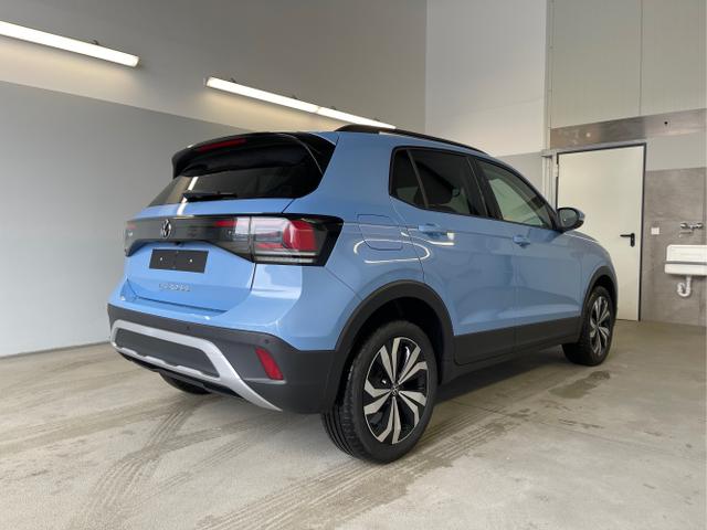 Volkswagen / T-Cross / Blau / / / 115PS DSG AHK+Navi+Kessy+Sitzheizung+App-Connect+ACC