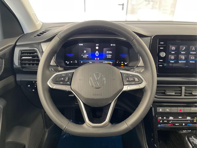 Volkswagen / T-Cross / Blau / / / 115PS DSG AHK+Navi+Kessy+Sitzheizung+App-Connect+ACC