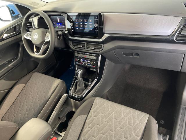 Volkswagen / T-Cross / Blau / / / 115PS DSG AHK+Navi+Kessy+Sitzheizung+App-Connect+ACC