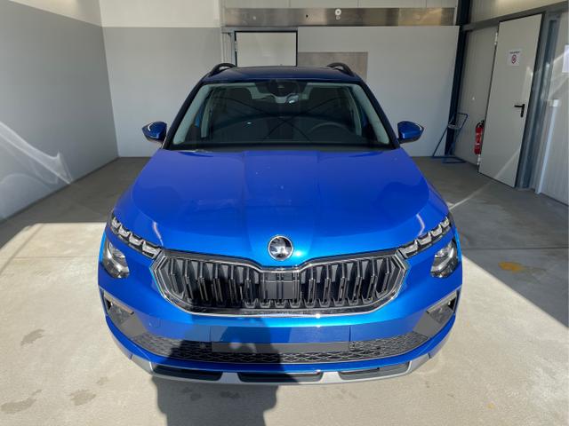 Skoda / KAMIQ / Blau / / / 115PS DSG Matrix+AHK+Kamera+PDC vor+hi+Kessy+Sitzheizung+GVL