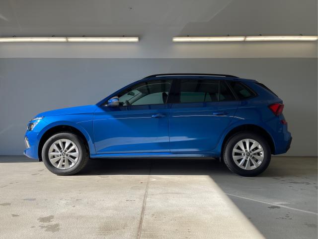 Skoda / KAMIQ / Blau / / / 115PS DSG Matrix+AHK+Kamera+PDC vor+hi+Kessy+Sitzheizung+GVL