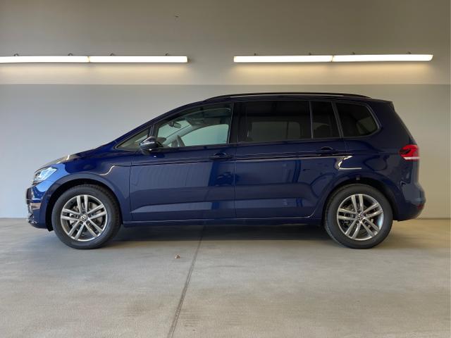 Volkswagen / Touran / Blau / / / 150PS 7Si+IQ.Light+TrailerAss+Cam+Navi+Kamera+Alarm+Kessy+App-Connect