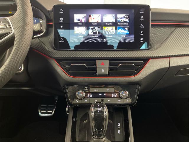 Skoda / KAMIQ / Silber / / / 115PS DSG AHK+Navi+Matrix+GV5+Pano+Kessy+Kamera+Alu17+Sitzheiz