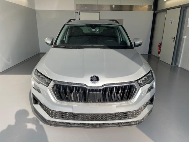 Skoda / Karoq / Silber / / / 150PS DSG AHK+Kamera+ACC+Kessy+Kamera+ParkPilot vo+hi+App