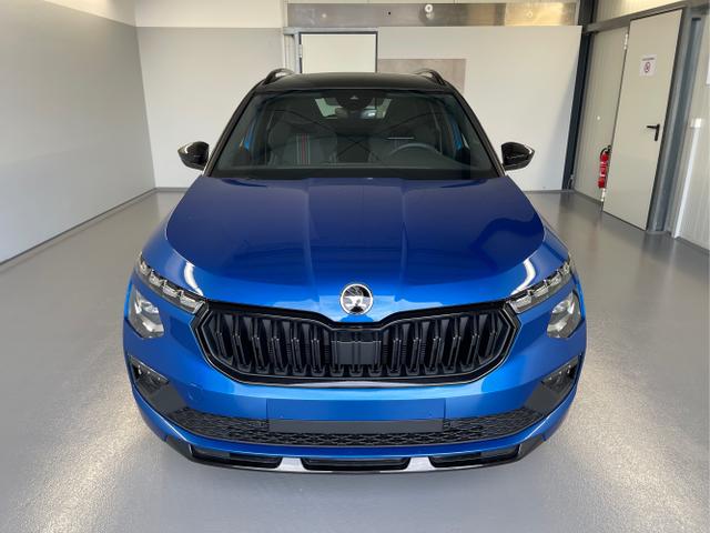 Skoda / KAMIQ / Blau / / / 115PS DSG AHK+Navi+Matrix+GV5+Pano+Kessy+Kamera+Alu17+Sitzheiz