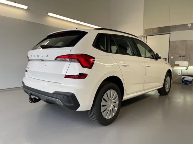 Skoda / KAMIQ / Wei&szlig; / / / 115PS AHK+Kessy+PDC vo+hi+Alarm+Kamera+Climatronic+App Connect 