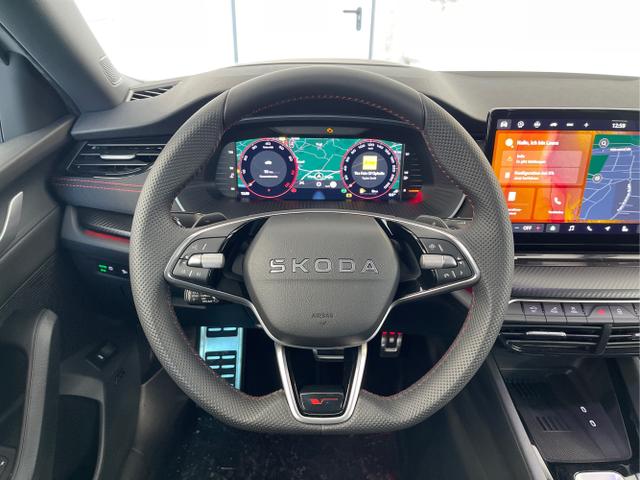 Skoda / Octavia Combi / Blau / / / 265PS DSG HUD+Pano+360&deg;+DCC+AHK+CANTON+Matrix+Alu19+eHeck+GV4