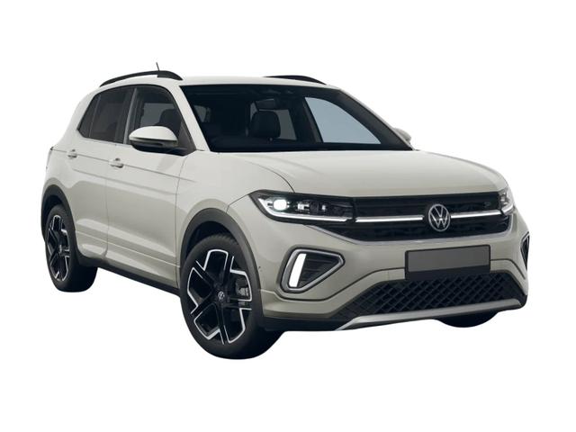 kurzfristig Volkswagen T-Cross - R-Line 115PS DSG AHK IQ.Light Kessy Kamera Parklenkassistent Sitzheizung