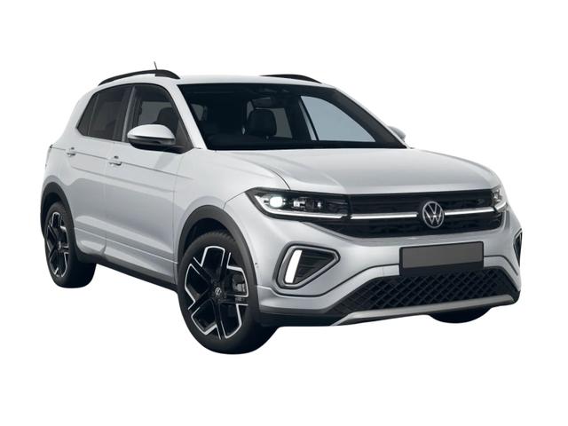 kurzfristig Volkswagen T-Cross - R-Line 115PS DSG AHK IQ.Light Kessy Kamera Parklenkassistent Sitzheizung