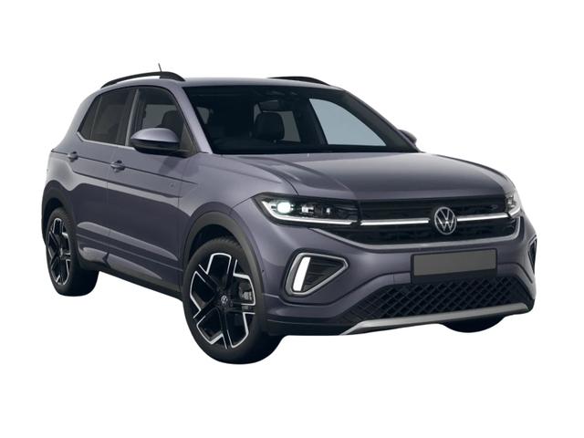 kurzfristig Volkswagen T-Cross - R-Line 115PS DSG AHK IQ.Light Kessy Kamera Parklenkassistent Sitzheizung