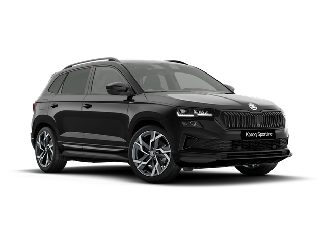 kurzfristig Skoda Karoq - Sportline 2.0 TSI DSG 4x4 GV4 AHK Navi 360&deg; Pano Keyless LM19 Matrix eHeck